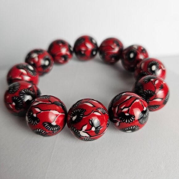 Vera Bradley Deco Daisy Ball Bead Stretch Bracelet – Ltd Mother’s Day Edition - Picture 3 of 7